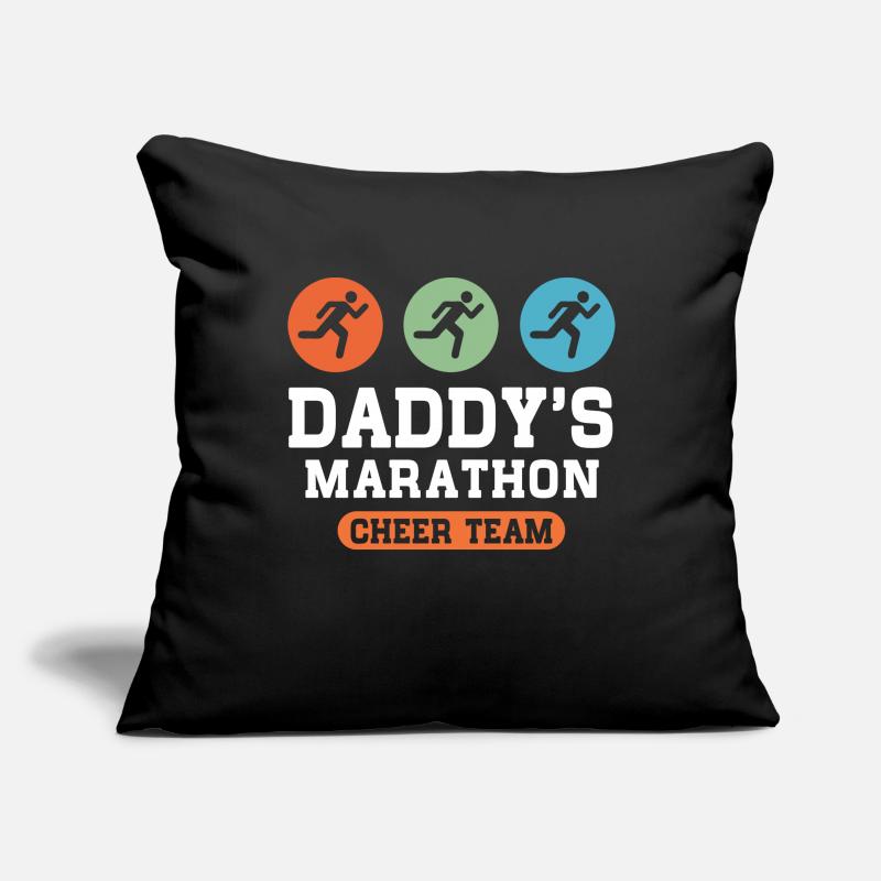 Daddys Marathon Cheer Team Sofa pillowcase 17,3'' x 17,3'' (45 x 45 cm)