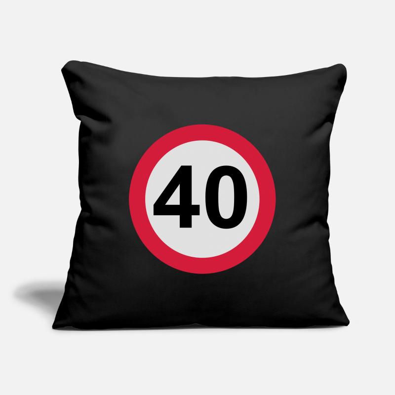 40th birthday Sofa pillowcase 17,3'' x 17,3'' (45 x 45 cm)