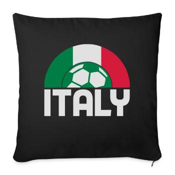 italy - Sofakissenbezug 45 x 45 cm - Schwarz - Vorne