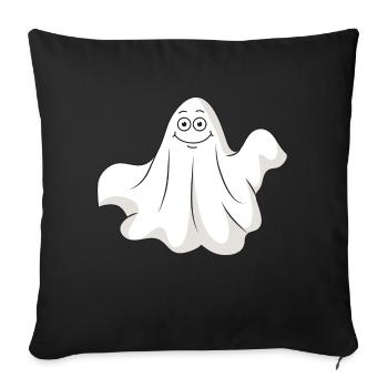 Halloween ghost ghost - Sofa pillowcase 17,3'' x 17,3'' (45 x 45 cm) - black - Front