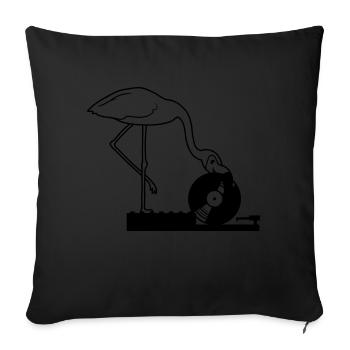 fête de la musique célébrer club disco raccrocher v - Housse de coussin décorative 45 x 45 cm - noir - Devant