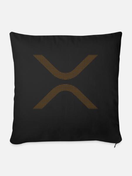 XRP - Sofakissenbezug 45 x 45 cm - Schwarz