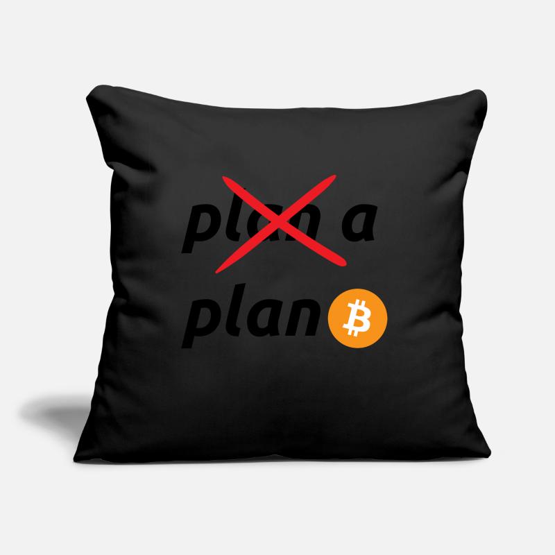 plan b bitcoin Sofakissenbezug 45 x 45 cm