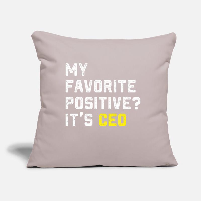 mon poste préféré son Ceo Design Housse de coussin décorative 45 x 45 cm
