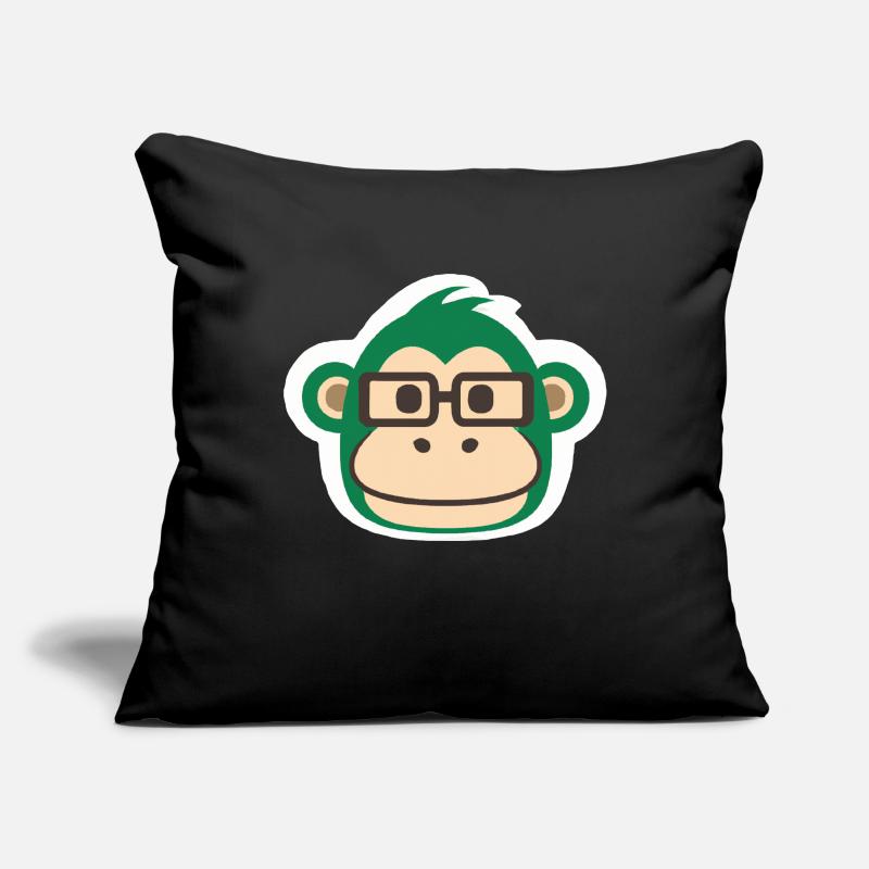 Type d’autocollant de singe Housse de coussin décorative 45 x 45 cm