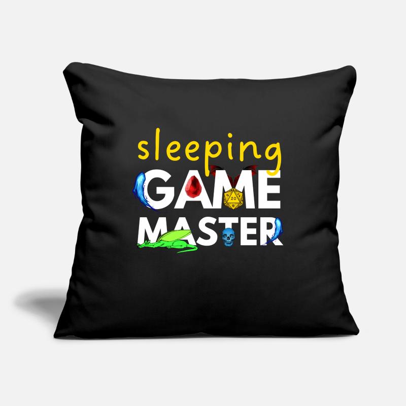 SLEEPING GAME MASTER DRAGONS ADVENTURES RPG Housse de coussin décorative 45 x 45 cm