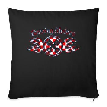 Ride Motorcycle Bike moped motorcros rides aventur - Sofa pillowcase 17,3'' x 17,3'' (45 x 45 cm) - black - Front