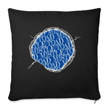 Christmas present present quote gift couples - Sofa pillowcase 17,3'' x 17,3'' (45 x 45 cm) - black - Front