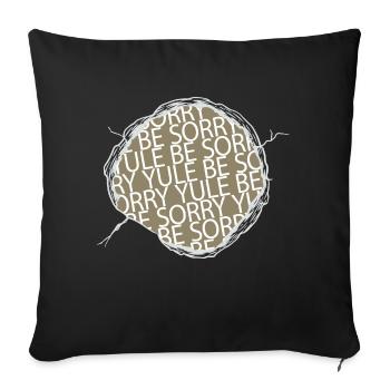Dino Chambre Couples Drôles Dictons Happy Comic - Housse de coussin décorative 45 x 45 cm - noir - Devant