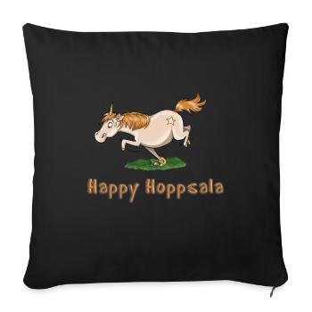 unicorn - Sofakissenbezug 45 x 45 cm - Schwarz - Vorne