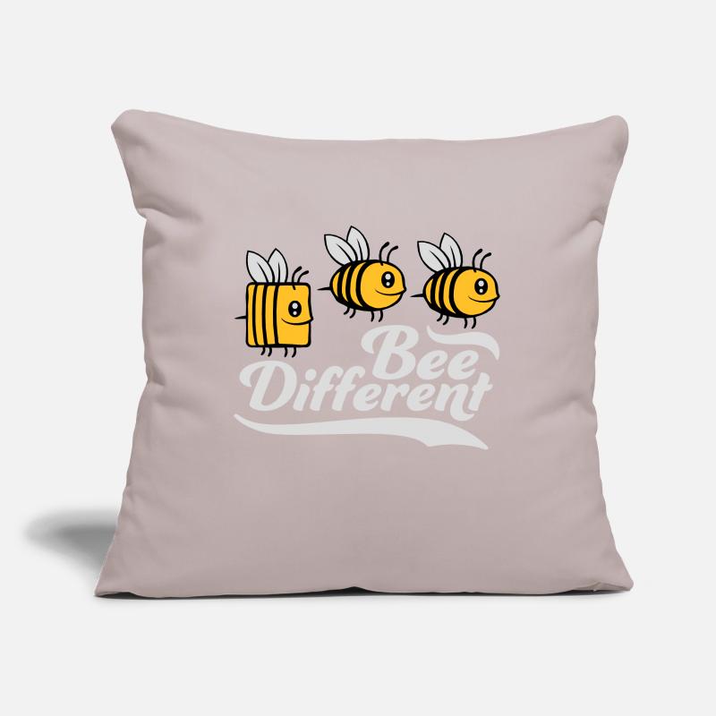 bee citation différente Housse de coussin décorative 45 x 45 cm