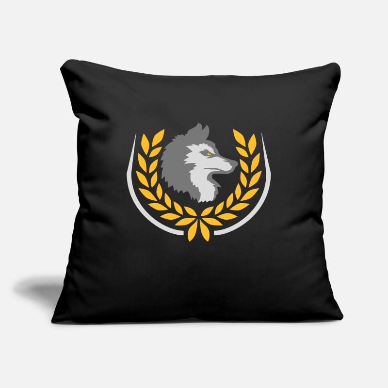 Laurel Wreath Bad Wolf Logo Sofa pillowcase 17,3'' x 17,3'' (45 x 45 cm)