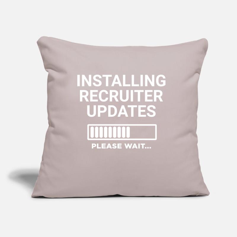Installing Recruiter Updates Please Wait Sofa pillowcase 17,3'' x 17,3'' (45 x 45 cm)