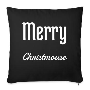 All Cheese Animals Dino Fairy Tail Bodybuilder - Sofa pillowcase 17,3'' x 17,3'' (45 x 45 cm) - black - Front