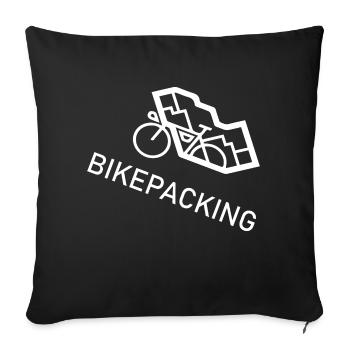 Marathon Triathlon Running Jogging Biking Cycling - Sofa pillowcase 17,3'' x 17,3'' (45 x 45 cm) - black - Front
