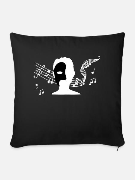 Das Phantom der Oper - Sofakissenbezug 45 x 45 cm - Schwarz