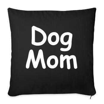 Dog Hund - Sofa pillowcase 17,3'' x 17,3'' (45 x 45 cm) - black - Front