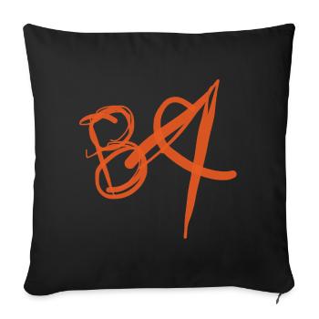 Gift idea for the Bachelor of Arts degree - Sofa pillowcase 17,3'' x 17,3'' (45 x 45 cm) - black - Front