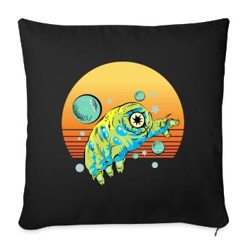 Tardigrade Retro - Sofa pillowcase 17,3'' x 17,3'' (45 x 45 cm) - black - Front