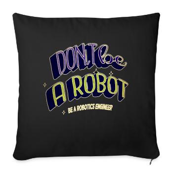 joke present idea bday happy christmas vacation - Sofa pillowcase 17,3'' x 17,3'' (45 x 45 cm) - black - Front