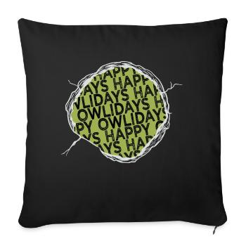 musculation chambre barbe bande fée queue bday - Housse de coussin décorative 45 x 45 cm - noir - Devant