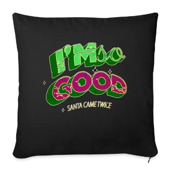 Beach Present Bubaprints Cute Sayings Dinosaurs - Sofa pillowcase 17,3'' x 17,3'' (45 x 45 cm) - black - Front
