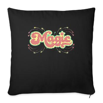 Magic Santa Claus Santa Claus Nicholas Merry Christmas Xmas - Sofa pillowcase 17,3'' x 17,3'' (45 x 45 cm) - black - Front