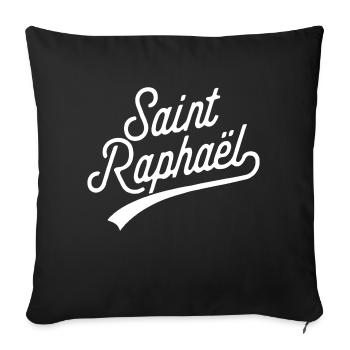 Saint Raphaël - Housse de coussin décorative 45 x 45 cm - noir - Devant