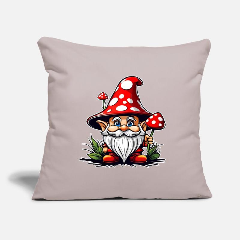 Cute Toadstool Leprechaun Sofa pillowcase 17,3'' x 17,3'' (45 x 45 cm)