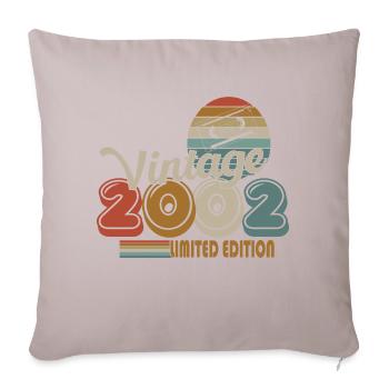 2002 - Sofa pillowcase 17,3'' x 17,3'' (45 x 45 cm) - light taupe - Front