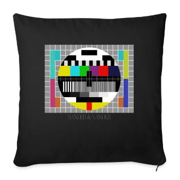 SANDER XANDER 13 - Sofa pillowcase 17,3'' x 17,3'' (45 x 45 cm) - black - Front