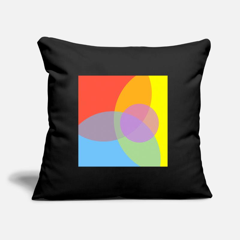 Colour Play Pattern Sofa pillowcase 17,3'' x 17,3'' (45 x 45 cm)