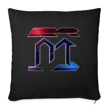 die Nachricht - Sofakissenbezug 45 x 45 cm - Schwarz - Vorne