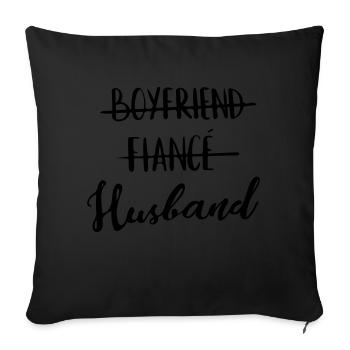 mari - Housse de coussin décorative 45 x 45 cm - noir - Devant
