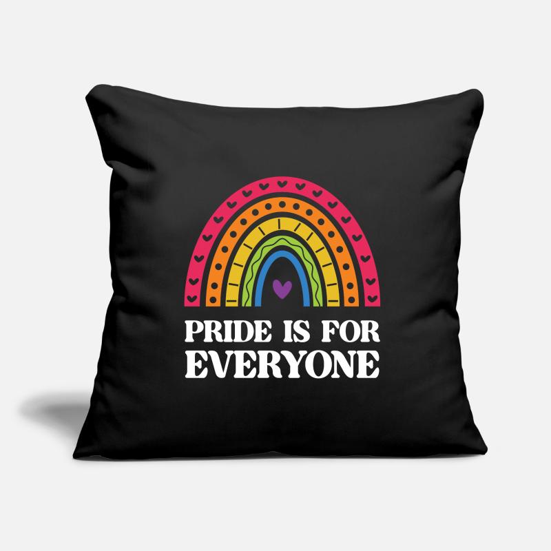 LGBT Pride Month - Pride is for Everyone Sofa pillowcase 17,3'' x 17,3'' (45 x 45 cm)
