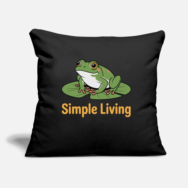 TOADS, SIMPLE LIVING Sofa pillowcase 17,3'' x 17,3'' (45 x 45 cm)