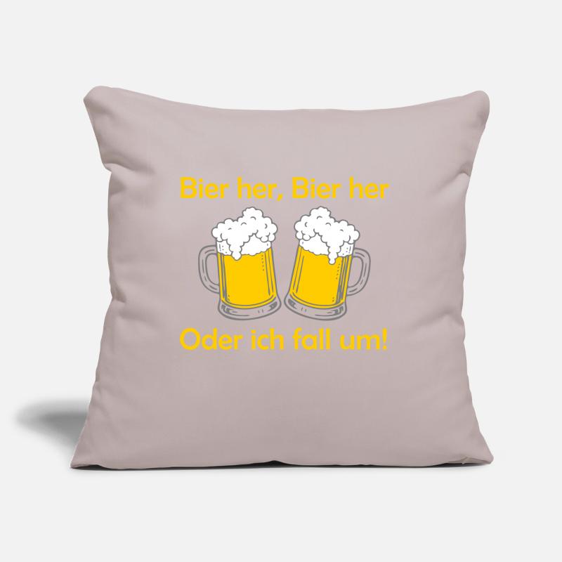 Bees here, Bees here - oder ich fall um! Sofa pillowcase 17,3'' x 17,3'' (45 x 45 cm)
