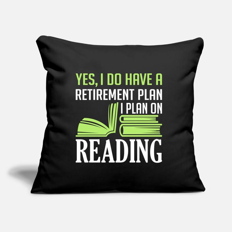 Plan on Reading Sofa pillowcase 17,3'' x 17,3'' (45 x 45 cm)