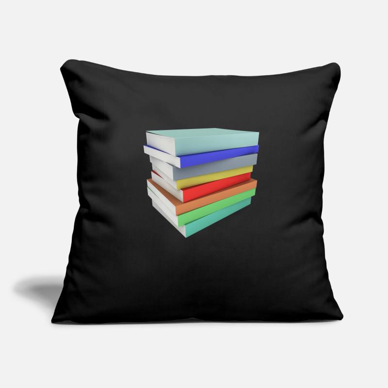 Stapel Bücher Sofakissenbezug 45 x 45 cm