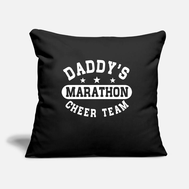 Daddy's Marathon Cheer Team Sofa pillowcase 17,3'' x 17,3'' (45 x 45 cm)