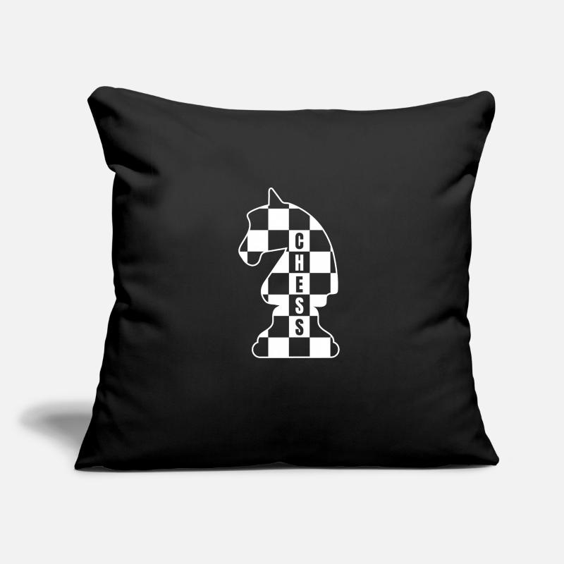 Jeu d'échecs Housse de coussin décorative 45 x 45 cm
