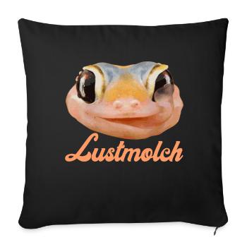 lecher - Sofa pillowcase 17,3'' x 17,3'' (45 x 45 cm) - black - Front
