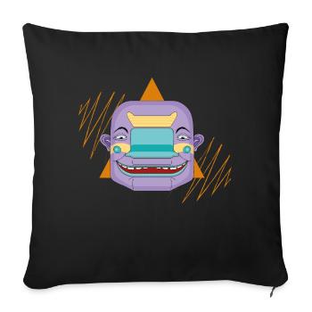Mr. Stretchy - Sofakissenbezug 45 x 45 cm - Schwarz - Vorne
