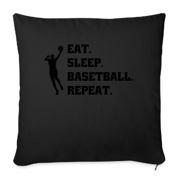 Basketball Basketball Team Basketball Lovers - Sofa pillowcase 17,3'' x 17,3'' (45 x 45 cm) - black - Front