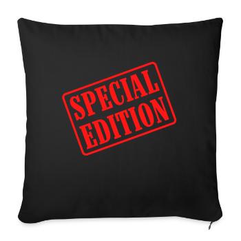 Special Edition - Sofa pillowcase 17,3'' x 17,3'' (45 x 45 cm) - black - Front