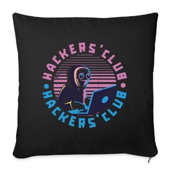 Programmer Coder Software Developer - Sofa pillowcase 17,3'' x 17,3'' (45 x 45 cm) - black - Front