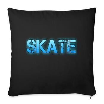 Skate - Sofakissenbezug 45 x 45 cm - Schwarz - Vorne