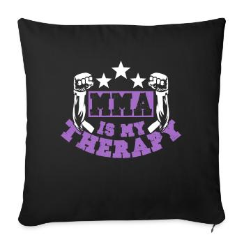 MMA Therapy - Sofa pillowcase 17,3'' x 17,3'' (45 x 45 cm) - black - Front
