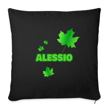Forester Alessio - Sofa pillowcase 17,3'' x 17,3'' (45 x 45 cm) - black - Front