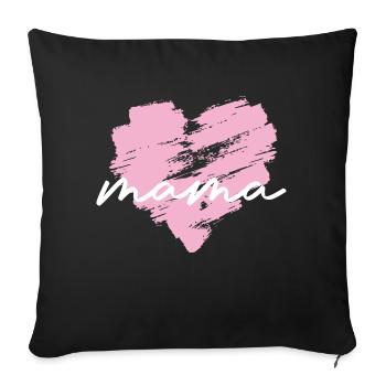 Mother Saying Gift Mom Mother's Day - Sofa pillowcase 17,3'' x 17,3'' (45 x 45 cm) - black - Front